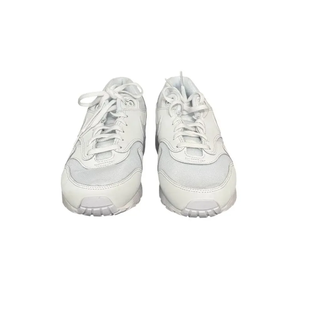 NIB! Nike Air Max 1 (GS) White Athletic Sneaker - Youth 7 / Women 8.5